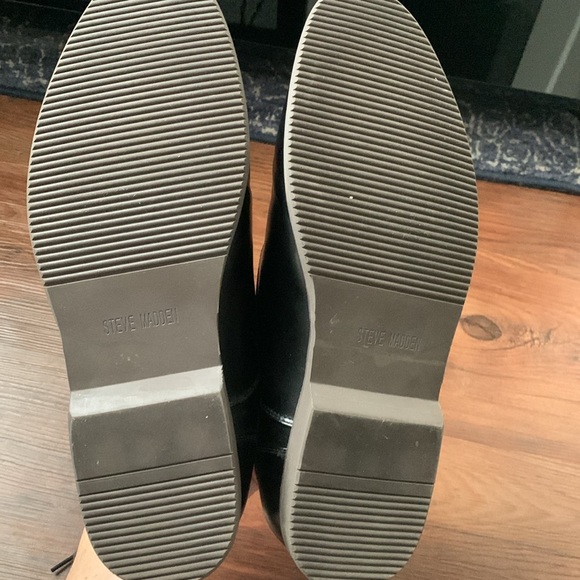 Steve madden black dress shoes size 9.5 men’s - Picture 5 of 5